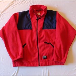 Vintage Helly Hansen Fleece Red Jacket